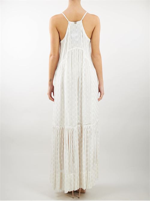 Long georgette slip dress with embroidery Twinset TWIN SET |  | TT2172282